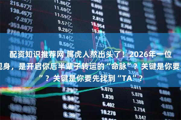 配资知识推荐网 属虎人熬出头了！2026年一位“金运桃花”现身，是开启你后半辈子转运的“命脉”？关键是你要先找到“TA”？